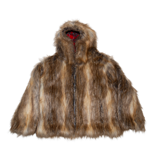 Fur Zip Up Jacket
