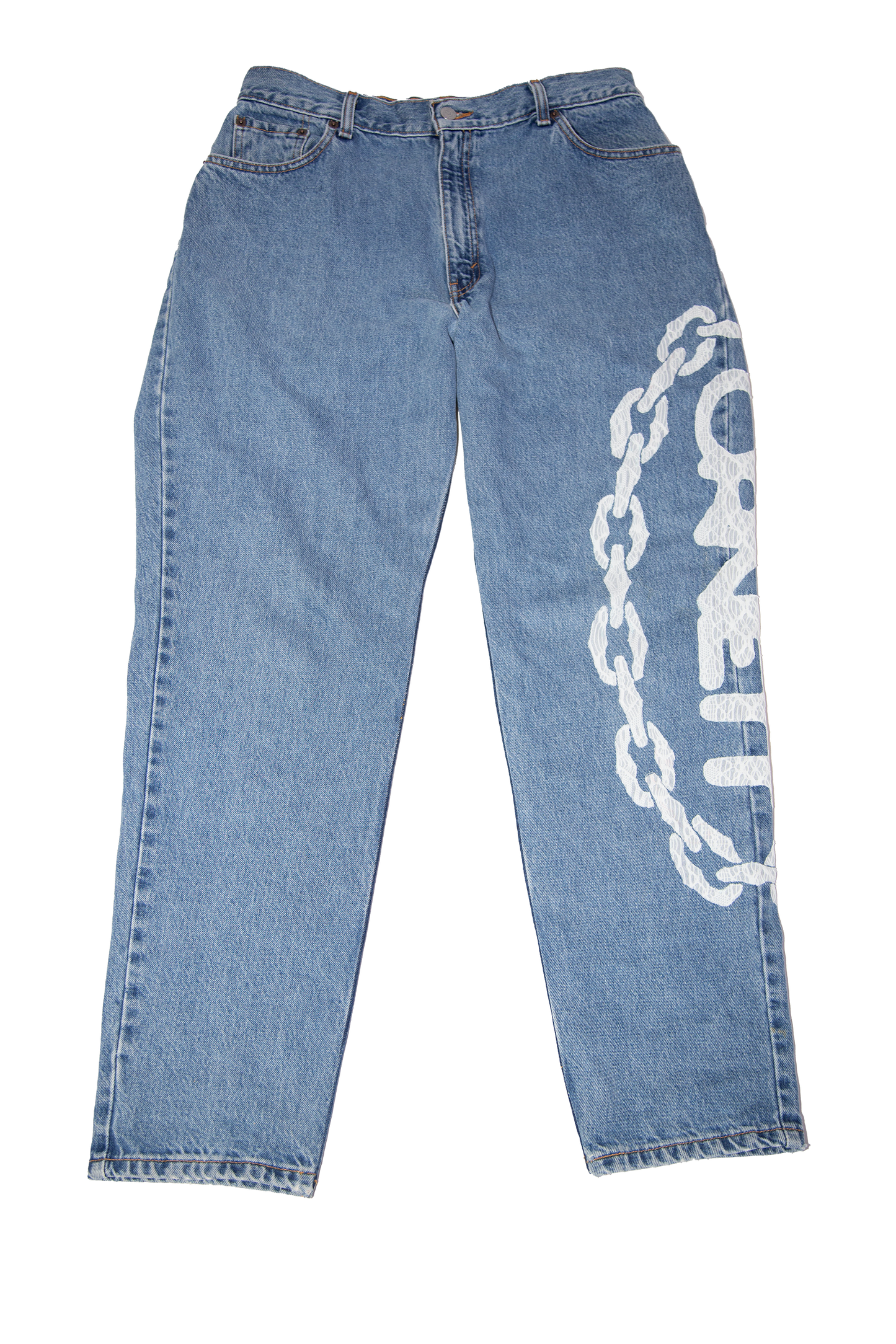 Lace Chain Jeans