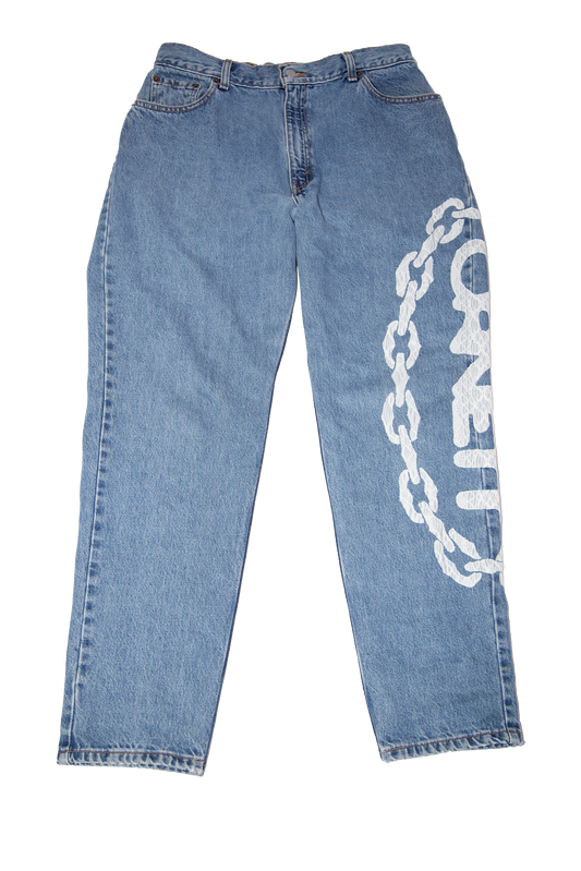 Lace Chain Jeans